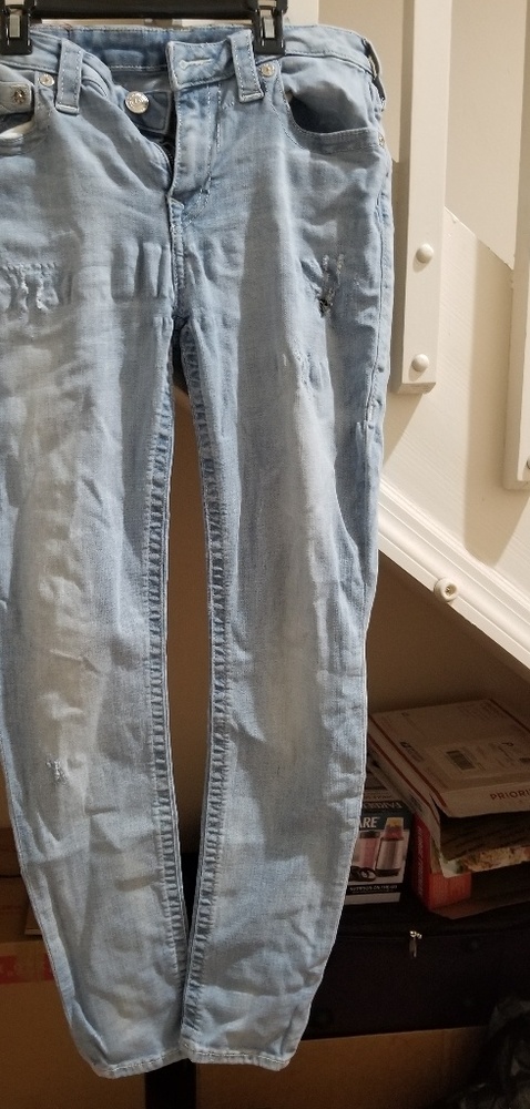 TRUE RELIGION Curvy Skinny Jeans